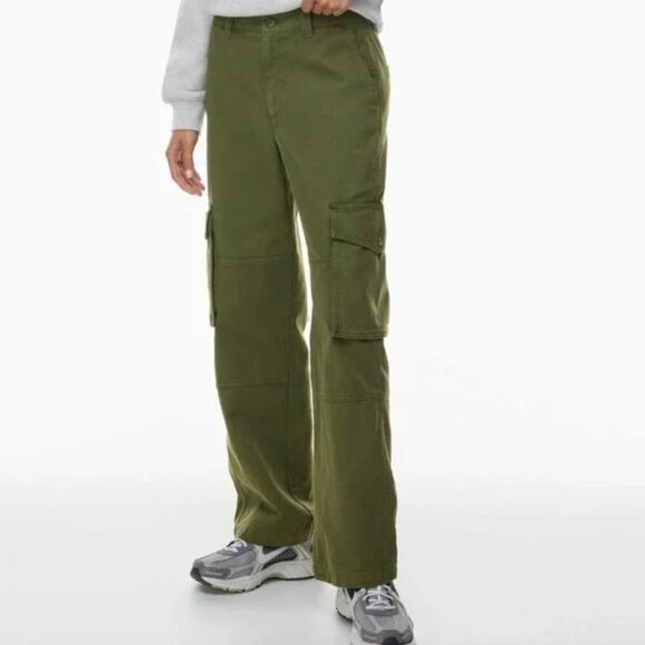 Aritzia TNA | Troop Mid-Rise Utility Cotton Cargo Pants - Size 4 - Picture 1 of 13